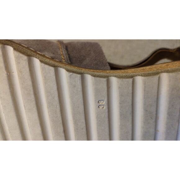 Pikolonos Suede Gray Tie Sandals, Size 33, Gladiator, Strappy, Artsy, Boho - Picture 6 of 8